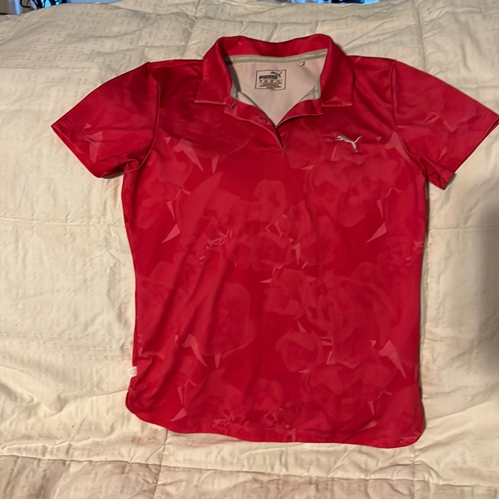 Puma Short Sleeve Girls Golf Shirt